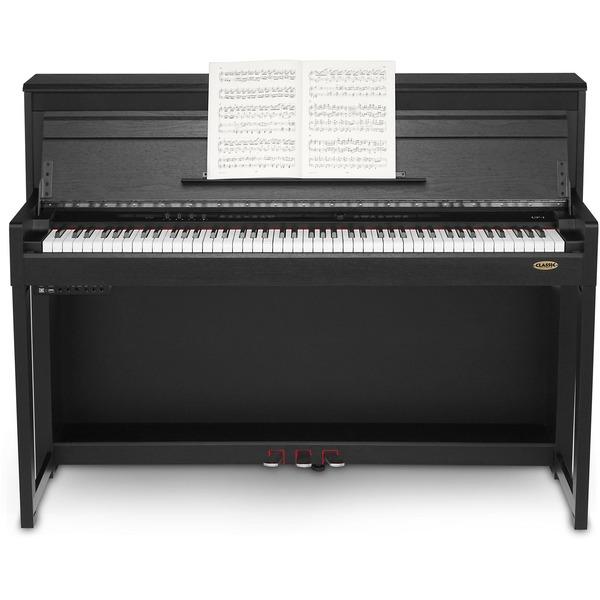 Pian Electric Classic Cantabile UP-1 SM  Negru  Mat