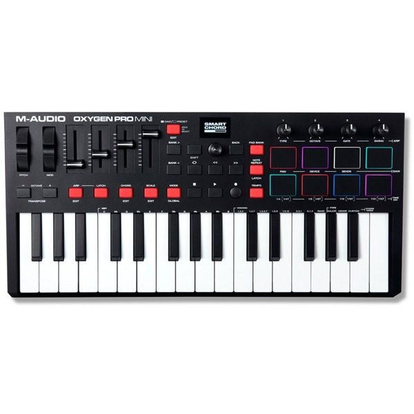 M-Audio Oxygen Pro Mini  Controller MIDI cu clape mini
