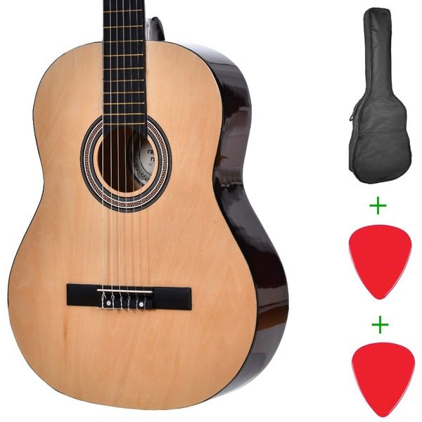 Set Chitara Clasica 4/4 Rapsodia Reghin cu Husa si Pene